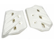 Ecopes Radiateur Blanches Peugeot 103 SPLC - Paire