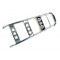 Porte Bagage Cyclo Peugeot 103 SP SPX Vogue MVL Clip Chrom&eacute; 4 Branches Adaptable