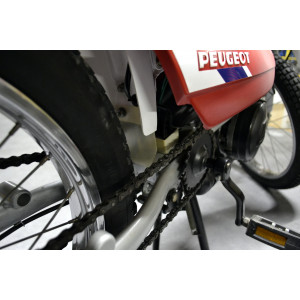 Bavette Avant du Garde Boue Arri&egrave;re Peugeot 103 Chrono CRX Racing - Pastique Souple OEM 714309
