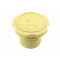 Bouchon Réservoir Essence Peugeot 103 - Ø 30mm Plastique Crème avec Logo Lion