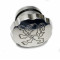 Bouchon Reservoir Alu Peugeot 103 - &Oslash;30mm avec Logo Lion Usin&eacute;