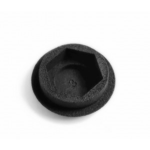 Cache &eacute;crou Axe de Bras Oscillant Peugeot 103 SPX CLIP FUN - Plastique Noir