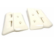 Ecopes Cache Radiateur Blanches Peugeot 103 RCX SPX LC Fun - Paire