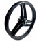 Jantes Type Grimeca 17P Noire Peugeot 103 RCX SPX CLIP Alu 3 hélices - Avant / Arrière