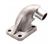Pipe Admission Polini MBK 51 &Oslash; 15mm coud&eacute;e pour Carburateur Dellorto SHA / Gurtner