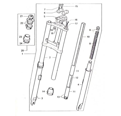 FOURCHE TELESCOPIQUE 