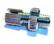 Vis Tendeur de Cable M8x125 fendue Alu Poign&eacute;e de Gaz Targa / Domino (Gaine: &Oslash; 6.3x7mm F: M8x15mm P: &Oslash; 3.8mm)