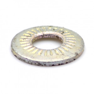 Rondelle Contact Conique Stri&eacute;e &Oslash;3mm ext 8mm Acier zn (NFE 25511)