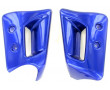 Ecopes Cache Radiateur Peugeot 103 RCX SPX LC Bleue Etendard Plastique - Paire