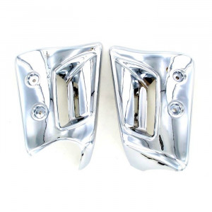Ecopes Cache Radiateur Peugeot 103 RCX SPX LC Chrome Plastique - Paire