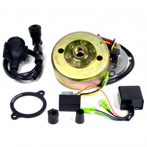 Allumage Moriyama Peugeot 103 Electronique - Kit Complet + Bobine + CDI + R&eacute;gulateur + C&ocirc;ne
