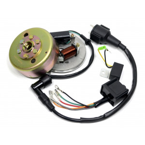 Allumage Electronique Moriyama MBK 51 AV10 Mobylette Motob&eacute;cane - Kit Complet + Bobine + CDI + R&eacute;gulateur + clavette