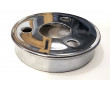Capsule &agrave; Bourrelet 3 trous chrom&eacute; &Oslash;57.2 x 21mm - Silencieux &Oslash;60 Ninja / Omega / MVT