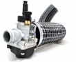 Soufflet / Tuyau de Raccord Boite &agrave; air - Carbu Cyclo Comp&eacute;tition Noir &Oslash; 60mm Lg. 50cm Hyperflex (TPE)