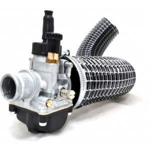Soufflet / Tuyau de Raccord Boite &agrave; air - Carburateur Cyclo Comp&eacute;tition Noir &Oslash; 60mm Lg. 50cm Hyperflex (TPE)