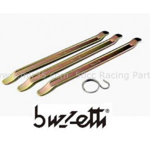 D&eacute;monte Pneu 240mm Buzzetti Pro Forg&eacute; Pour Moto Scooter Cyclo (Jeu de 3)