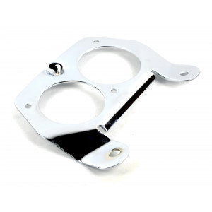 Platine Support Compteur Peugeot 103 SPX RCX Clip Acier Chrome (Tableau de bord)
