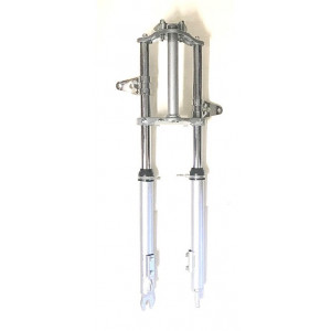 Fourche Peugeot 103 SPX RCX Phase 2 FOX R&eacute;servoir 5L Grtise Type Origine (Fixation GB Basse)