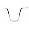 Guidon chrom&eacute; Type Chopper 330mm MBK 51 West White Horse Peugeot 103 Gazelle