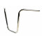 Guidon chromé Type Chopper 330mm MBK 51 West White Horse Peugeot 103 Gazelle