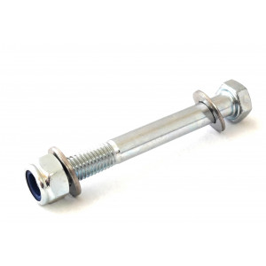 Axe de serrage Barre centrale Peugeot 103 RCX M7X60 Complet + 2 rondelles + &eacute;crou frein