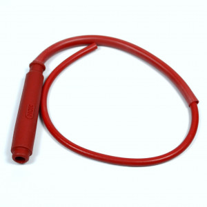 Fil / Cable Antiparasite Bobine Comp&eacute;tition NGK CR1 Droit Rouge Bougie a Filetage