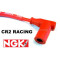 Cable Antiparasite Comp&eacute;tition NGK CR2 coud&eacute; Rouge Bougie a Filetage