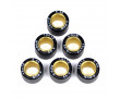 Jeu de 6 Galets Variateur X-Run &Oslash; 15x12 - 5.4 Grammes (Minarelli / MBK / Yamaha)