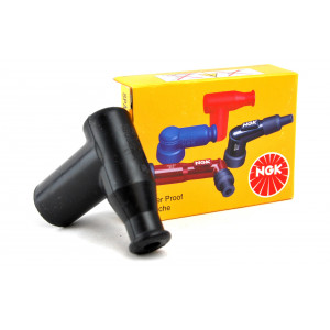 Capuchon Bougie Antiparasite NGK TB05EMA Silicone Comp&eacute;tition 2T Scooter / G1-G2 - Bougie 14mm (Olive)