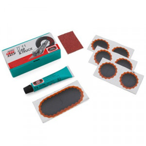 Kit Rustine R&eacute;paration Chambre &agrave; Air TIP TOP TT11 (6xF1 + 1xF2 + 1 dissolution 5g)