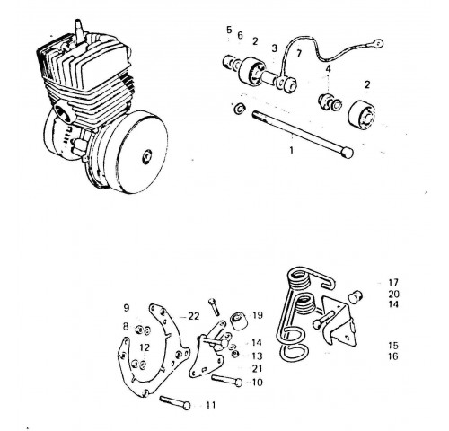 FIXATION MOTEUR