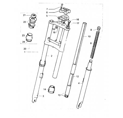 FOURCHE TELESCOPIQUE