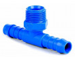 Connecteur de Durite Essence / Eau &Oslash;6mm 2 sortie Filetage 1/4 Nylon (-20&deg; &agrave; 120&deg; - 200PSI Max)