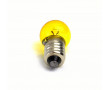 Ampoule 12V 6W E10 G14 &agrave; Visser Jaune - Phare et Feu V&eacute;lo Solex / Motob&eacute;cane