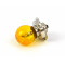 Ampoule 6V 15W P26S Optique Peugeot 103 - Jaune à Collerette (Phare Avant)