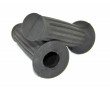 Poign&eacute;e Caoutchouc Noire 105mm D22/25 Cyclo sport MBK Peugeot Testi Malaguti Universel (Paire)