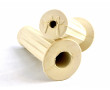 Poign&eacute;e Caoutchouc Beige 101mm D22/25 Mobylette MBK Motob&eacute;cane Peugeot Universel (Paire)