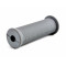 Poignée Caoutchouc Grise Gauffré 100mm D22/25 Mobylette MBK Motobécane Peugeot Universel (Paire)