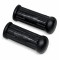 Caoutchouc de Repose pieds arri&egrave;re Noir 75mm Mobylette MBK Motobecane AV89 SPR D52 99Z L99e L75N  (Paire)
