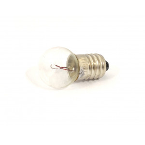 Ampoule 12V 6W E10 G14 &agrave; Visser Blanche - Phare et Feu V&eacute;lo Solex / Motob&eacute;cane