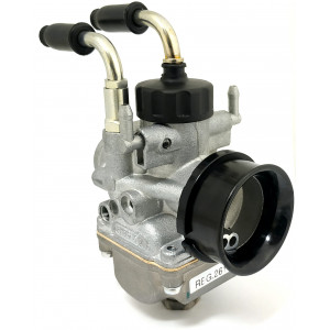 Carburateur Dellorto PHBG 15 BD Comp&eacute;tition Cuve Alu - Montage Souple / Starter a Cable Ref 02616