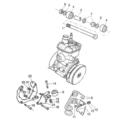 FIXATION MOTEUR