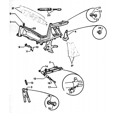 CADRE - BRAS OSCILLANT