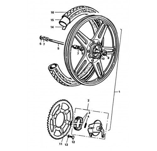 ROUE ARRIERE