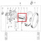 Canon de variateur Peugeot 103 RCX SPX Origine - Ø12x18 Lg.34.5mm - OEM 751657