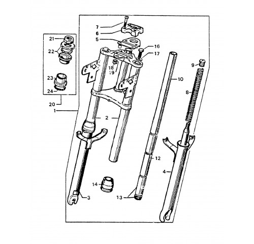 FOURCHE TELESCOPIQUE