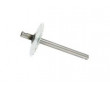 Axe P&eacute;dalier / Poulie Peugeot 103 SP MVL Vogue - Pignon 24 dents Chrome type Origine OEM 53755