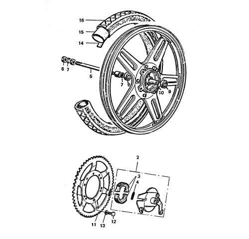 ROUE ARRIERE