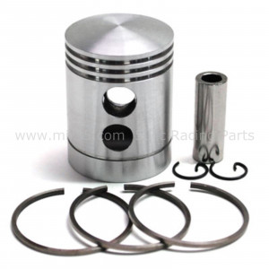 Piston Moteur Solex 3800 / 2200 / V&eacute;loSoleX &Oslash; 39.50 - Complet (Segment + clips + axe)