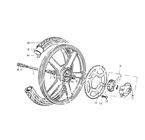 ROUE ARRIERE